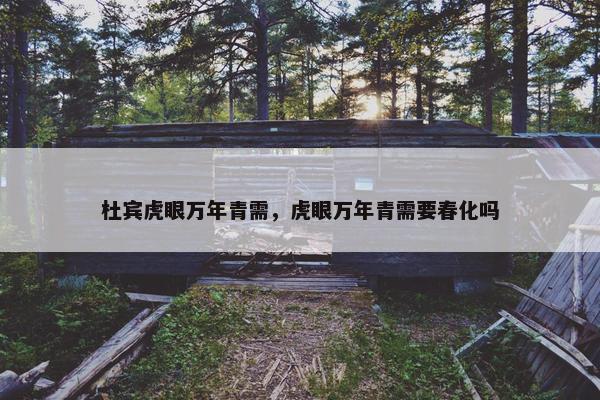杜宾虎眼万年青需，虎眼万年青需要春化吗