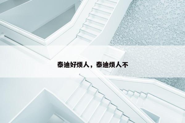 泰迪好烦人，泰迪烦人不