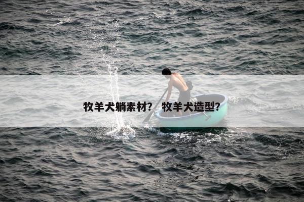 牧羊犬躺素材？ 牧羊犬造型？