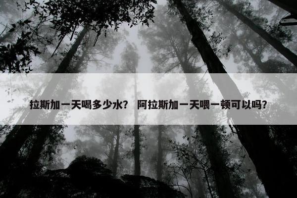 拉斯加一天喝多少水？ 阿拉斯加一天喂一顿可以吗？