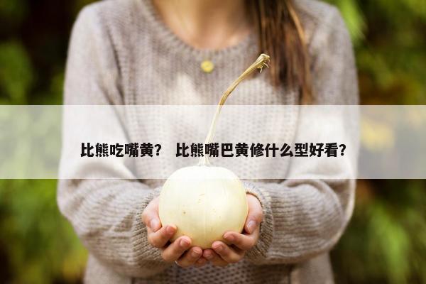 比熊吃嘴黄？ 比熊嘴巴黄修什么型好看？