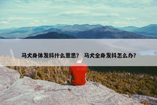 马犬身体发抖什么意思？ 马犬全身发抖怎么办？