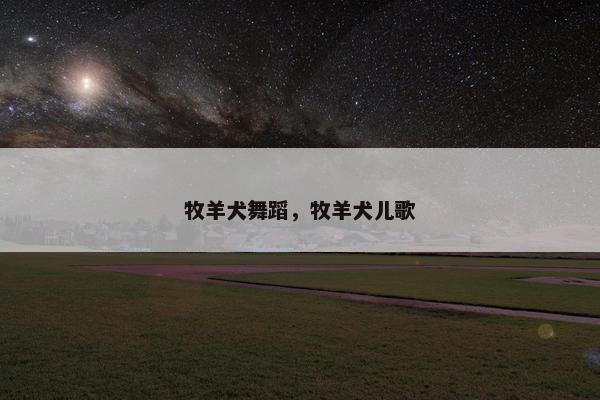 牧羊犬舞蹈，牧羊犬儿歌