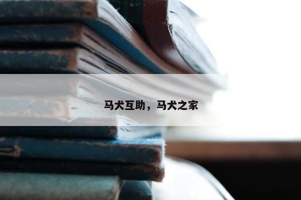 马犬互助，马犬之家