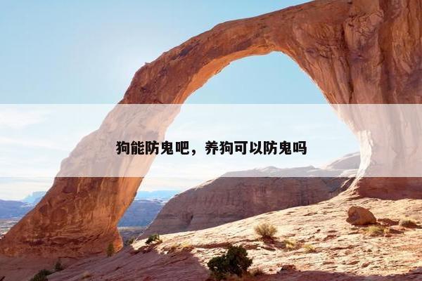 狗能防鬼吧，养狗可以防鬼吗