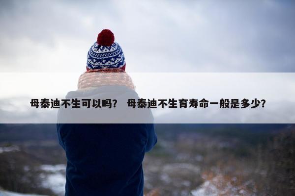 母泰迪不生可以吗？ 母泰迪不生育寿命一般是多少？