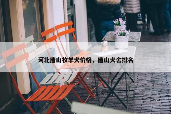 河北唐山牧羊犬价格，唐山犬舍排名
