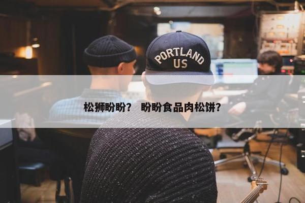 松狮盼盼？ 盼盼食品肉松饼？