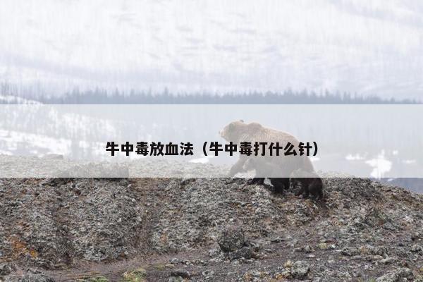 牛中毒放血法（牛中毒打什么针）