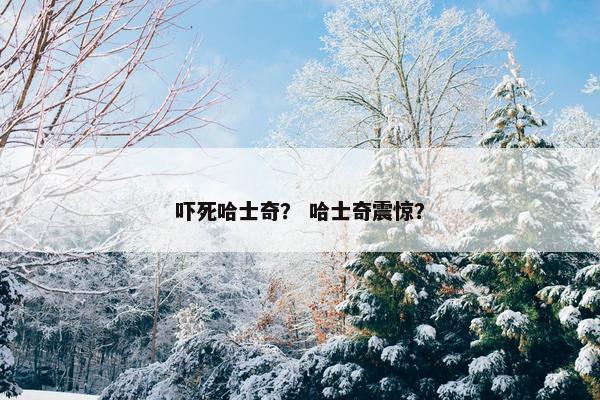 吓死哈士奇？ 哈士奇震惊？