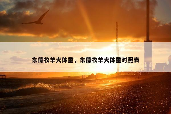 东德牧羊犬体重，东德牧羊犬体重对照表