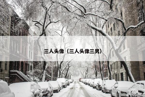 三人头像（三人头像三男）